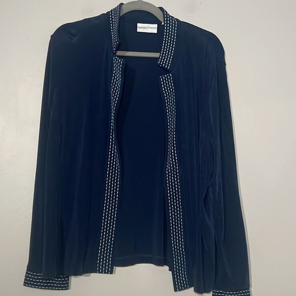 Draper’s and Damon’s open cardigan size petite medium - Picture 4 of 8